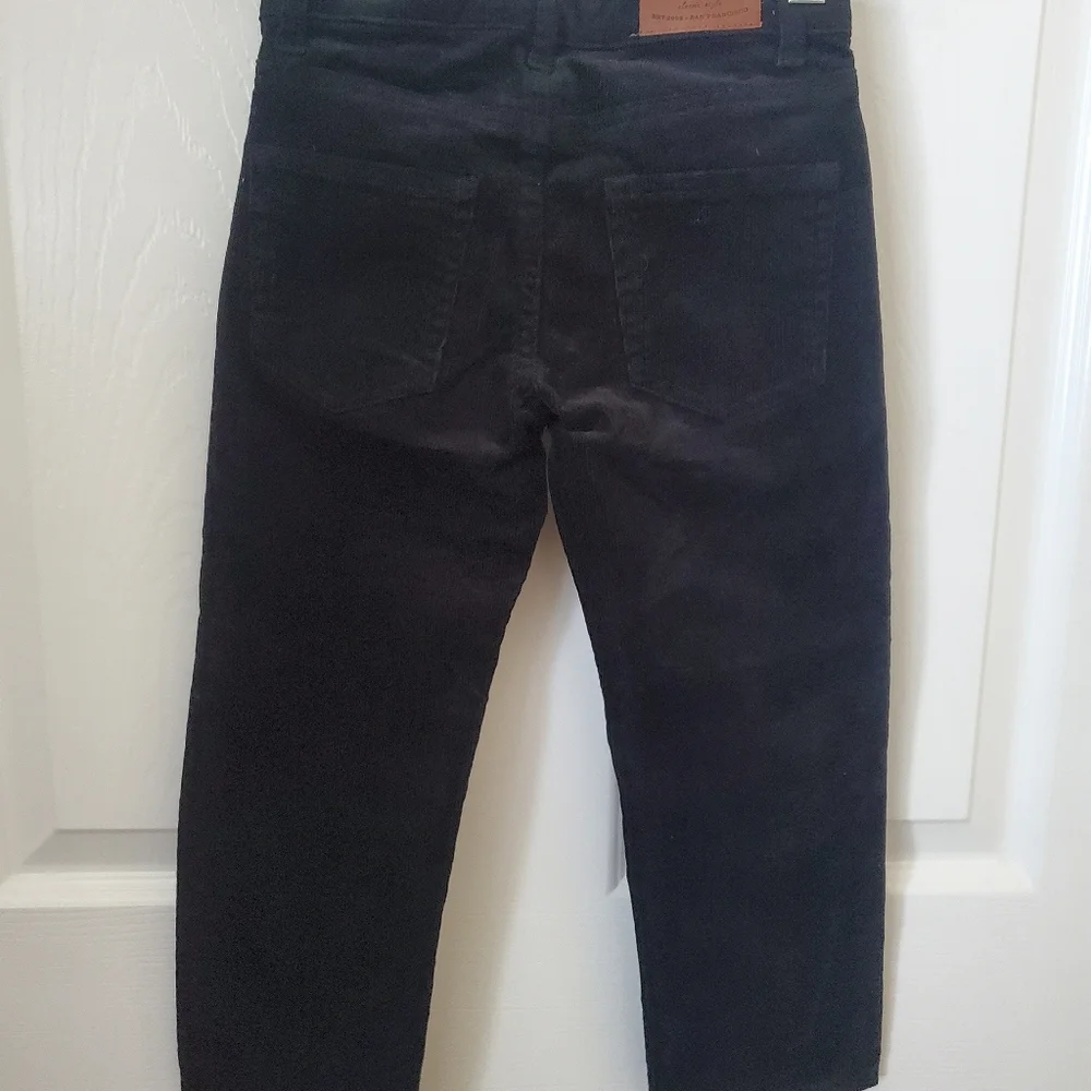 Janie And Jack Black Corduroy Kids Pants 4